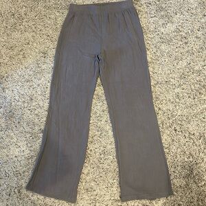 Taupe wide leg pants